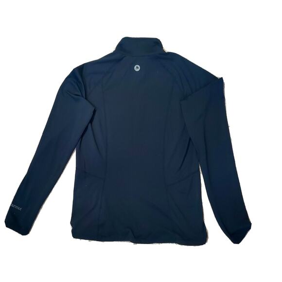 Marmot Womens Medium Black Quarter Zip Pullover Casual Ladies EUC - Picture 2 of 6